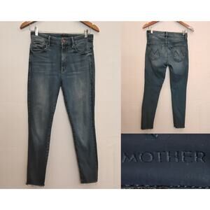 Mother Jeans High Waisted Looker Ankle Fray Women's 26 #W4671